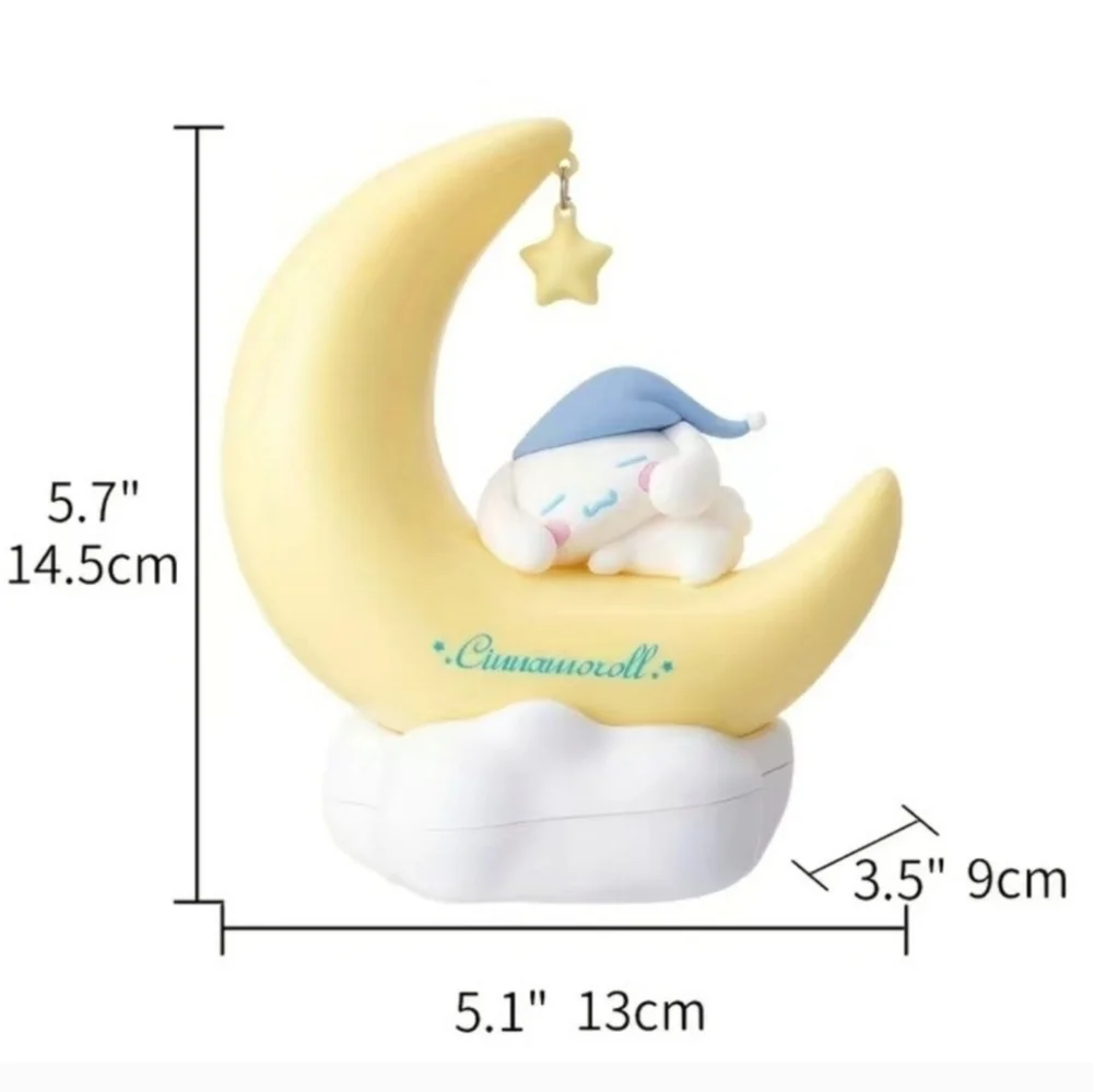 Sanrio Cinnamoroll Moon Shaped Night Light